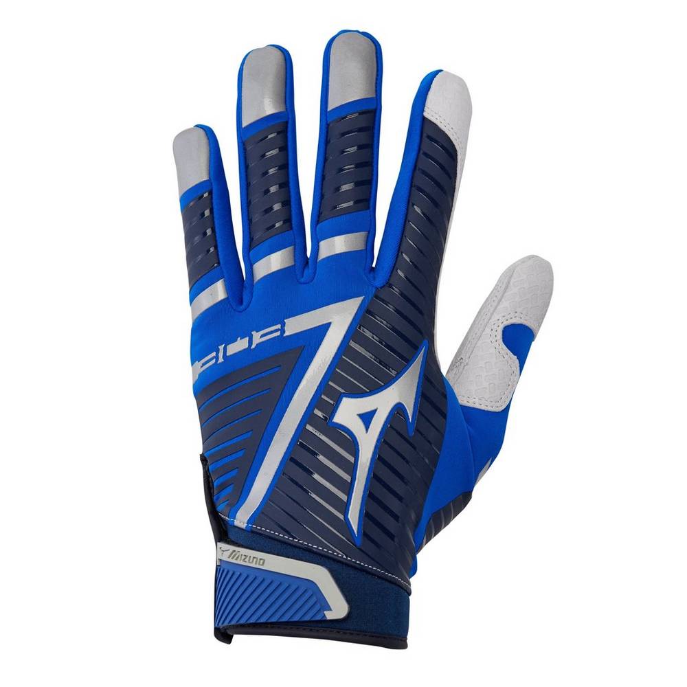 Mens Mizuno B-130 Adult Baseball Batting Gloves Navy/Royal Philippines (UGTEIP297)